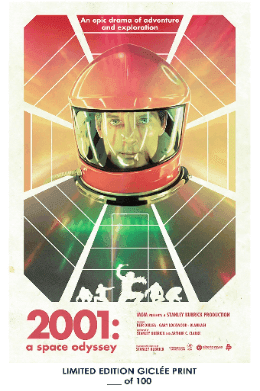 Poster for 2001: A Space Odyssey