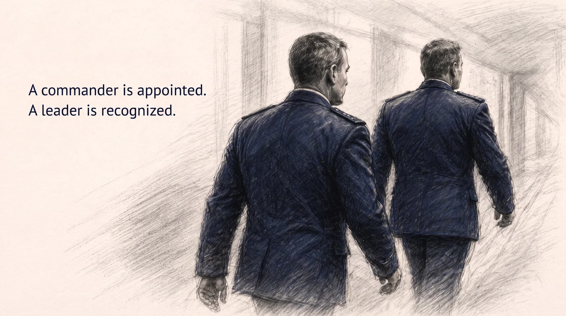 A Commander Is Appointed. A Leader Is Recognized
