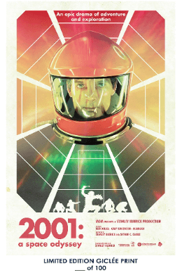 Poster for 2001: A Space Odyssey