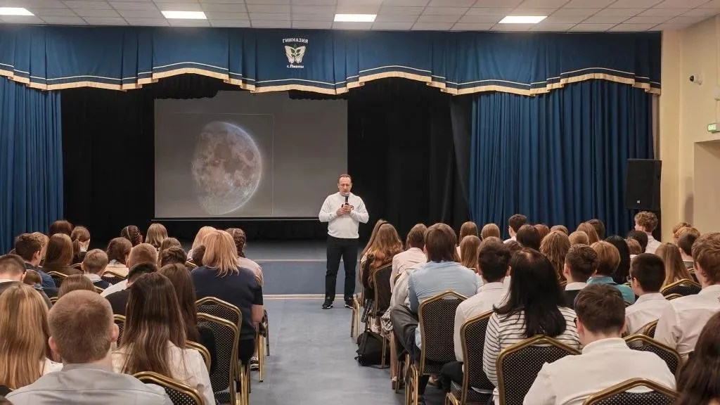 Meeting with Oryol schoolchildren (Livny–Droskovo–Oryol)